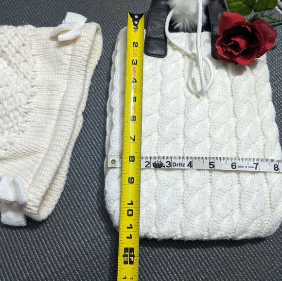 Knitted🌹 hat and bag🌹 - Picture 2 of 9